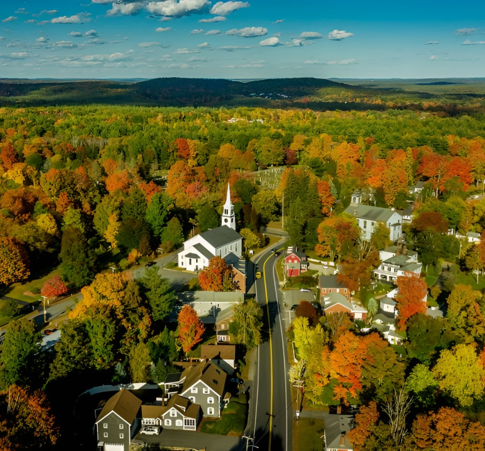 pepperell Town in Massachusetts
